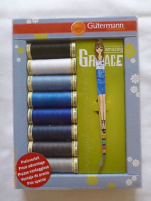 Gutermann Sewing Kit with Tweezer[Blue]-5